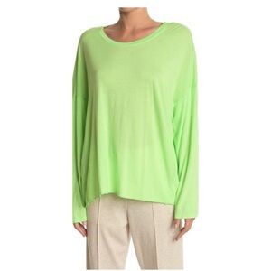 Sundry Athletic Crewneck T-Shirt in Green, Size 1/Small New w/Tag $82